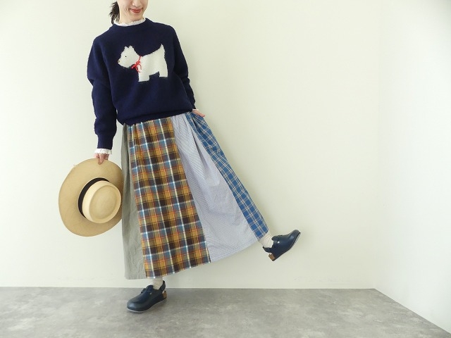 CHILD WOMAN(チャイルドウーマン) Islander起毛テリアインターシャプルオーバーの商品画像1