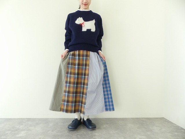 CHILD WOMAN(チャイルドウーマン) Islander起毛テリアインターシャプルオーバーの商品画像8
