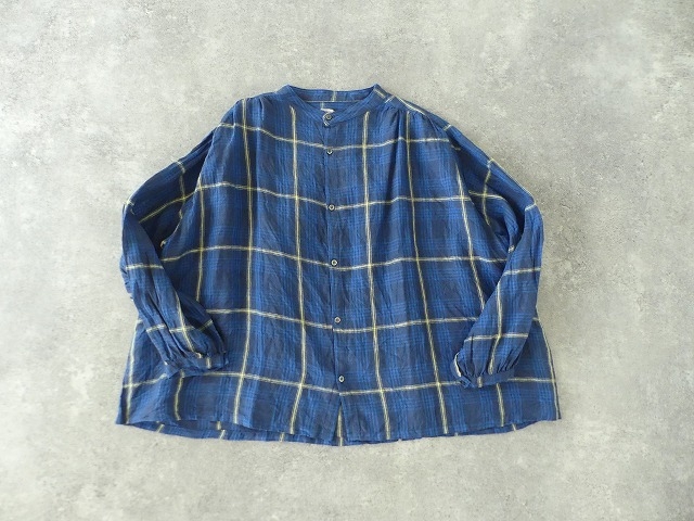 ichiAntiquite's(イチアンティークス) リネンチェックシャツの商品画像3