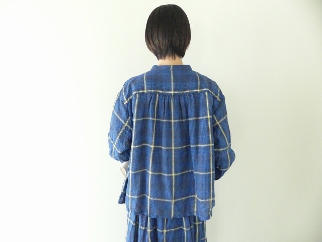 ichiAntiquite's(イチアンティークス) リネンチェックシャツの商品画像4