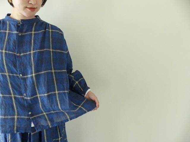 ichiAntiquite's(イチアンティークス) リネンチェックシャツの商品画像6