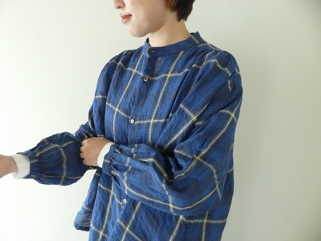 ichiAntiquite's(イチアンティークス) リネンチェックシャツの商品画像7