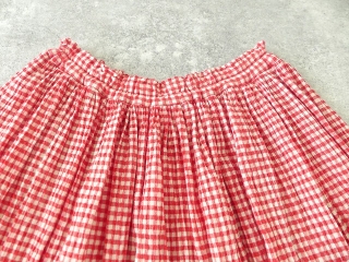 bulle de savon(ビュルデサボン) ちぢみginghamスカートの商品画像29