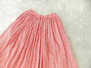 bulle de savon(ビュルデサボン) ちぢみginghamスカートの商品画像35