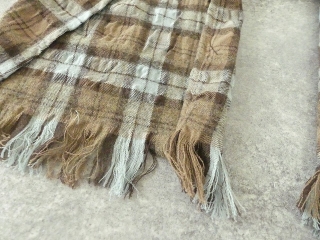 NATURAL LAUNDRY(ナチュラルランドリー) コットンウールチェックフリンジストールの商品画像25