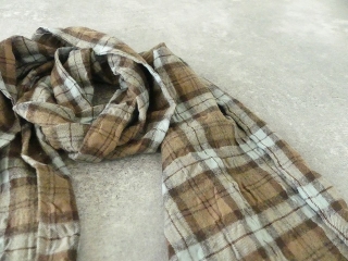 NATURAL LAUNDRY(ナチュラルランドリー) コットンウールチェックフリンジストールの商品画像27