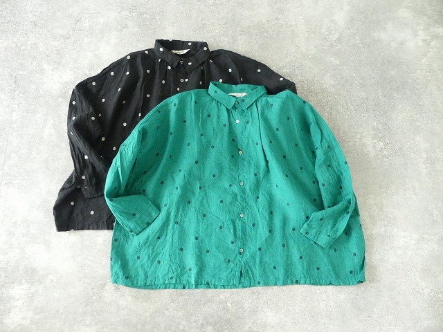 ichiAntiquite's(イチアンティークス) リネンドットシャツの商品画像10