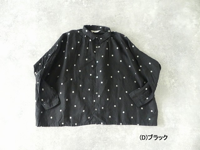ichiAntiquite's(イチアンティークス) リネンドットシャツの商品画像11