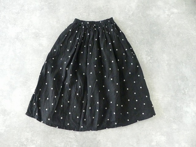 ichiAntiquite's(イチアンティークス) リネンドットスカートの商品画像3