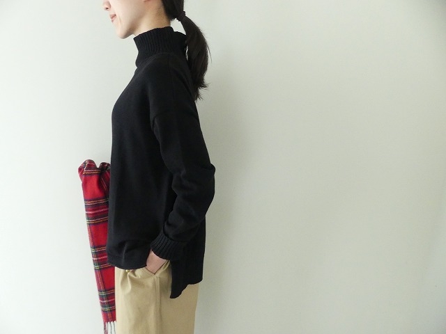 maomade(マオメイド) やわらかコットンハイネックプルオーバーの商品画像2