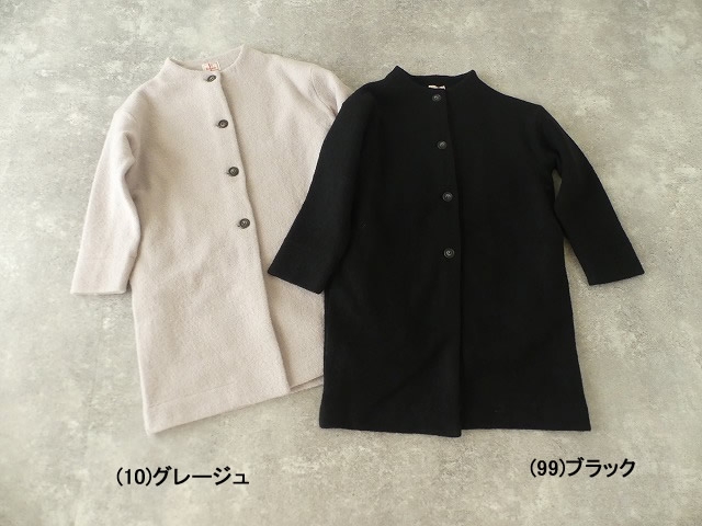 maomade(マオメイド) 圧縮ウールモックネックコートの商品画像11