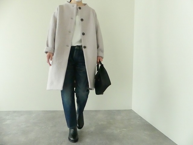 maomade(マオメイド) 圧縮ウールモックネックコートの商品画像7