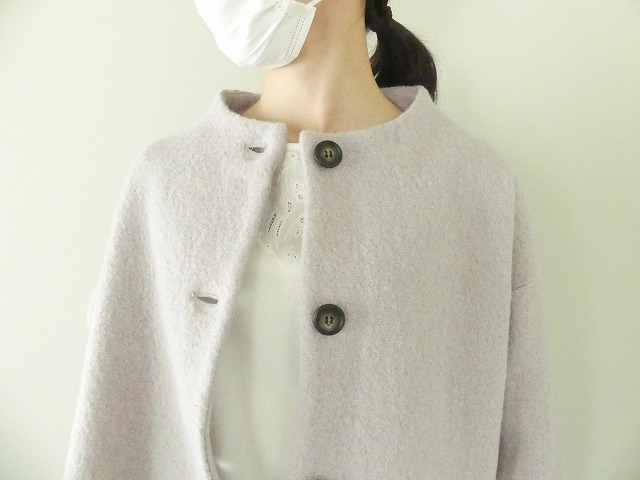 maomade(マオメイド) 圧縮ウールモックネックコートの商品画像8
