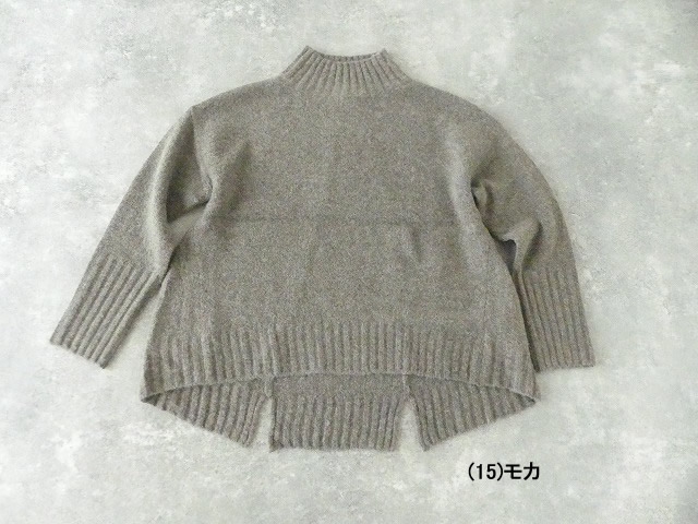 maomade(マオメイド) ヤクフィールハイネックAラインプルオーバーの商品画像12