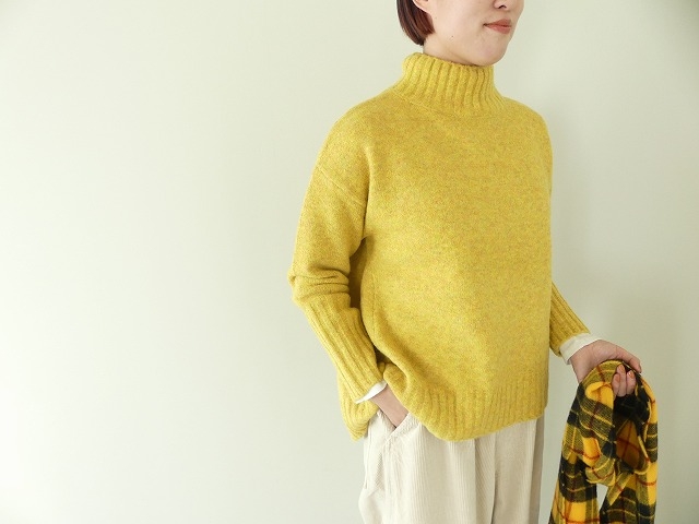 maomade(マオメイド) ヤクフィールハイネックAラインプルオーバーの商品画像2