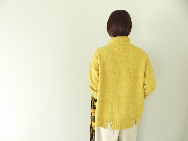 maomade(マオメイド) ヤクフィールハイネックAラインプルオーバーの商品画像4