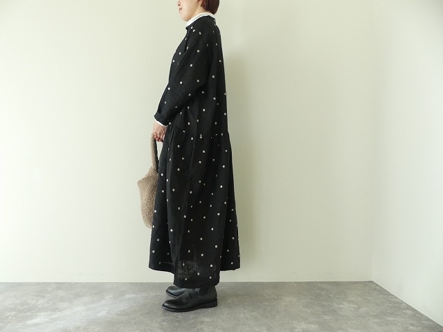 maomade(マオメイド) リネンドットドレスの商品画像5