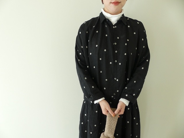 maomade(マオメイド) リネンドットドレスの商品画像7