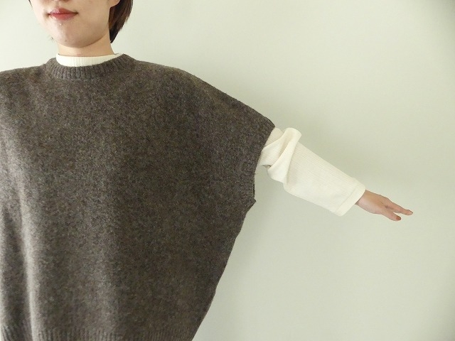 MidiUmi(ミディウミ) クルーネックコクーンベストの商品画像7