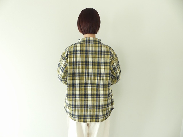 nisica(ニシカ) ルーズフィットネルチェックガンジーシャツの商品画像11