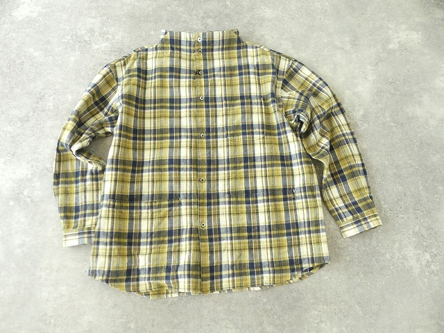 nisica(ニシカ) ルーズフィットネルチェックガンジーシャツの商品画像12