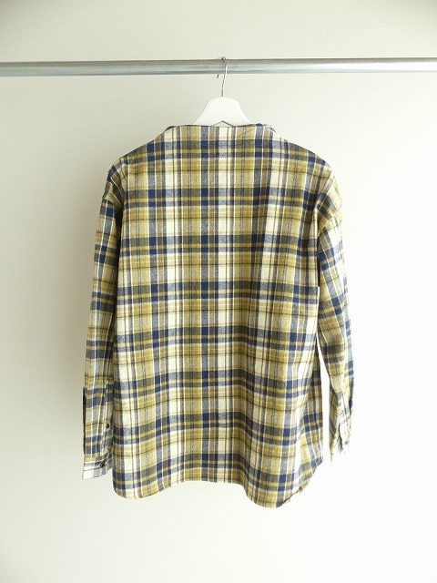 nisica(ニシカ) ルーズフィットネルチェックガンジーシャツの商品画像13