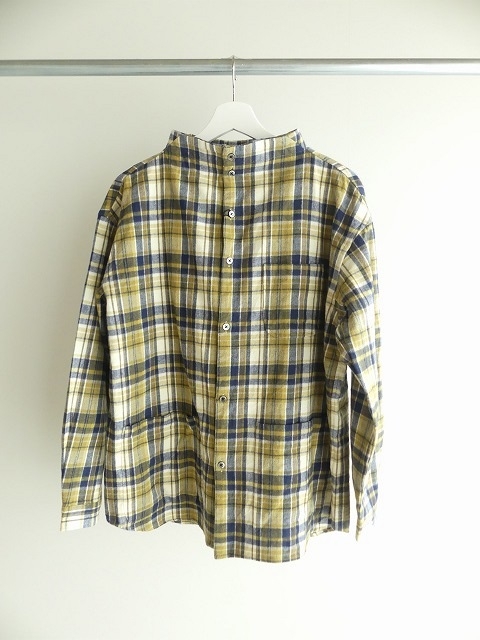 nisica(ニシカ) ルーズフィットネルチェックガンジーシャツの商品画像2