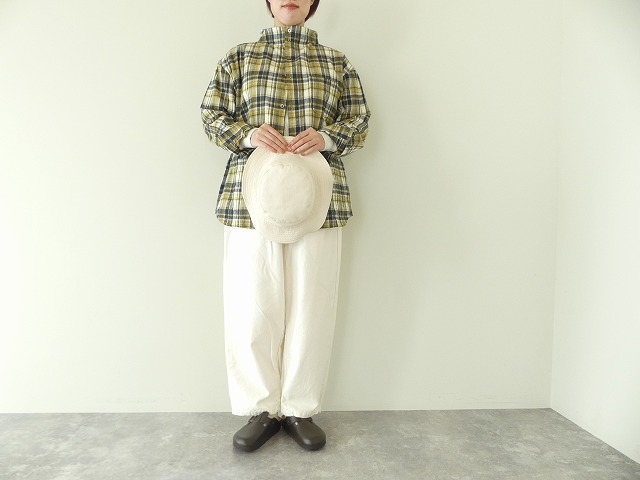 nisica(ニシカ) ルーズフィットネルチェックガンジーシャツの商品画像3