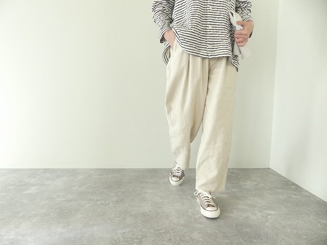 RINEN(リネン) フランネルワンタックパンツの商品画像1