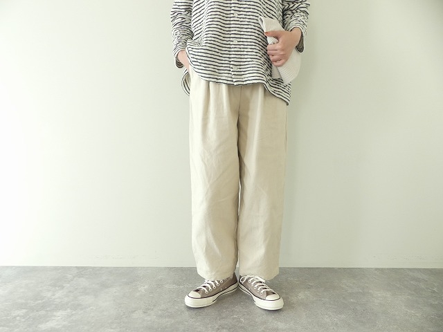 RINEN(リネン) フランネルワンタックパンツの商品画像6