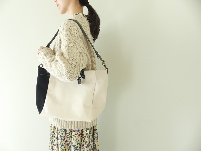 TAMPICO(タンピコ) SMALL MININ BEACH BAG cotton C-TRICOLOURの商品画像6