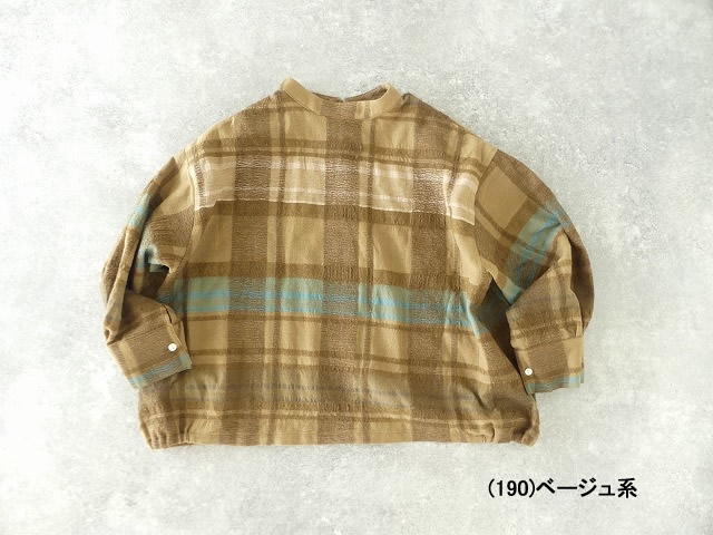 tumugu(ツムグ) コットンウールチェック2プルオーバーの商品画像15