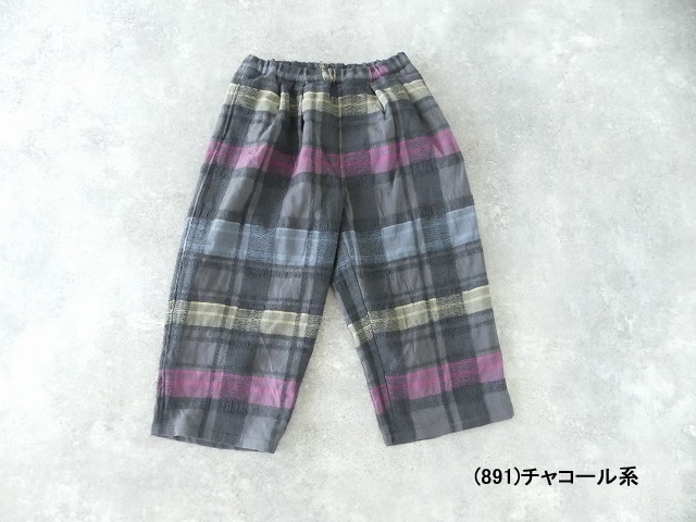 tumugu(ツムグ) コットンウールチェックパンツの商品画像10