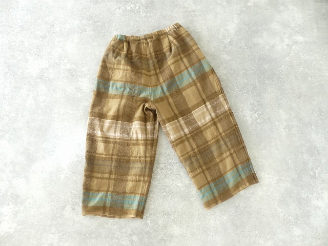 tumugu(ツムグ) コットンウールチェックパンツの商品画像13