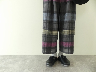 tumugu(ツムグ) コットンウールチェックパンツの商品画像22