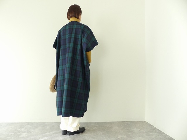 homspun(ホームスパン) ウールタータンワンピースの商品画像11
