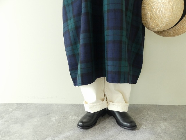 homspun(ホームスパン) ウールタータンワンピースの商品画像4
