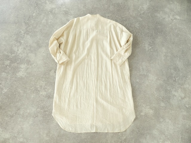 MidiUmi(ミディウミ) コットンリネンバンドカラーワークシャツワンピースの商品画像12