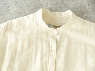 MidiUmi(ミディウミ) コットンリネンバンドカラーワークシャツワンピースの商品画像24