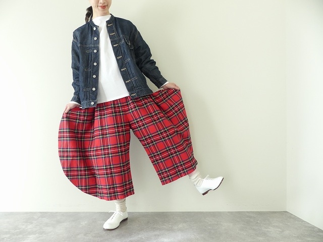 I am I in fact(アイアムアイ インファクト) CHECK full moon Pants　チェックフルムーンスカートパンツの商品画像6