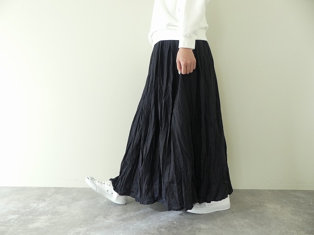 MidiUmi(ミディウミ) コットンリネンタックギャザースカートの商品画像9