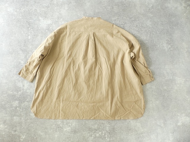 ichi(イチ) ワッシャーバンドカラーオーバーシャツの商品画像16
