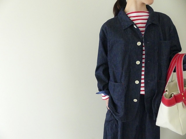 快晴堂(かいせいどう) ライトオンデニムカバージャケットの商品画像1