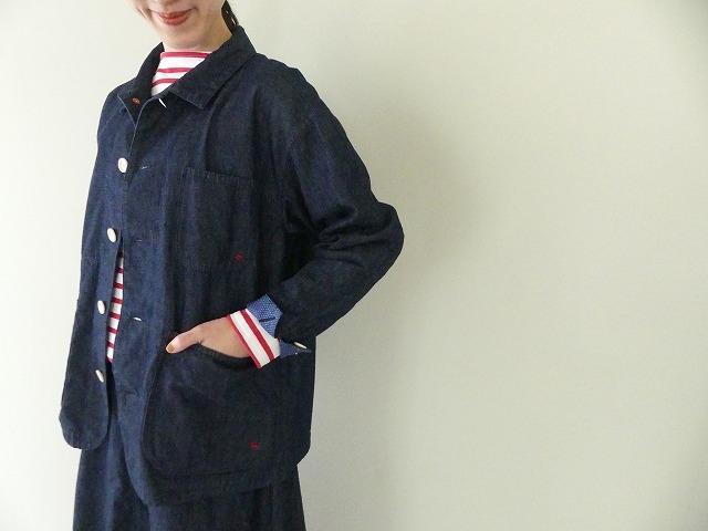 快晴堂(かいせいどう) ライトオンデニムカバージャケットの商品画像6