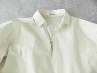 evam eva(エヴァムエヴァ) cotton skipper shirtsの商品画像23