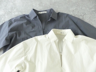evam eva(エヴァムエヴァ) cotton skipper shirtsの商品画像35