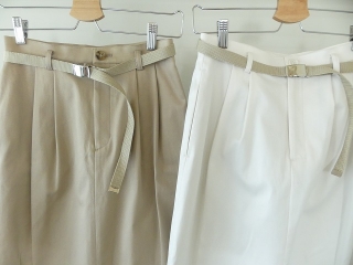 ma couleur(マ クルール) オーガニックコットンストレッチベルト付きタックタイトスカートの商品画像21