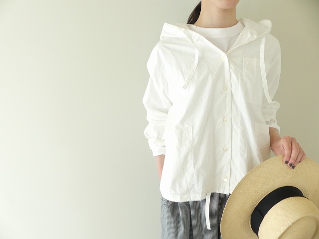 MidiUmi(ミディウミ) hooded short shirtの商品画像4