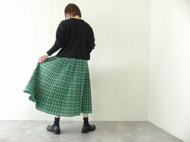 PK タータンプリーツスカートの商品画像1