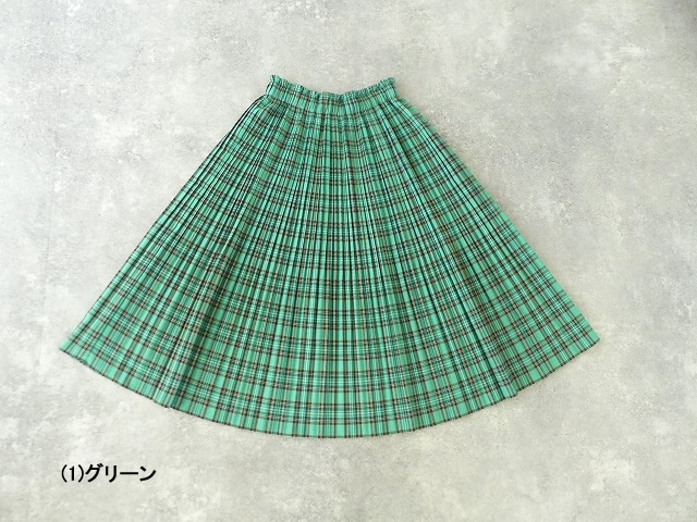 PK タータンプリーツスカートの商品画像9